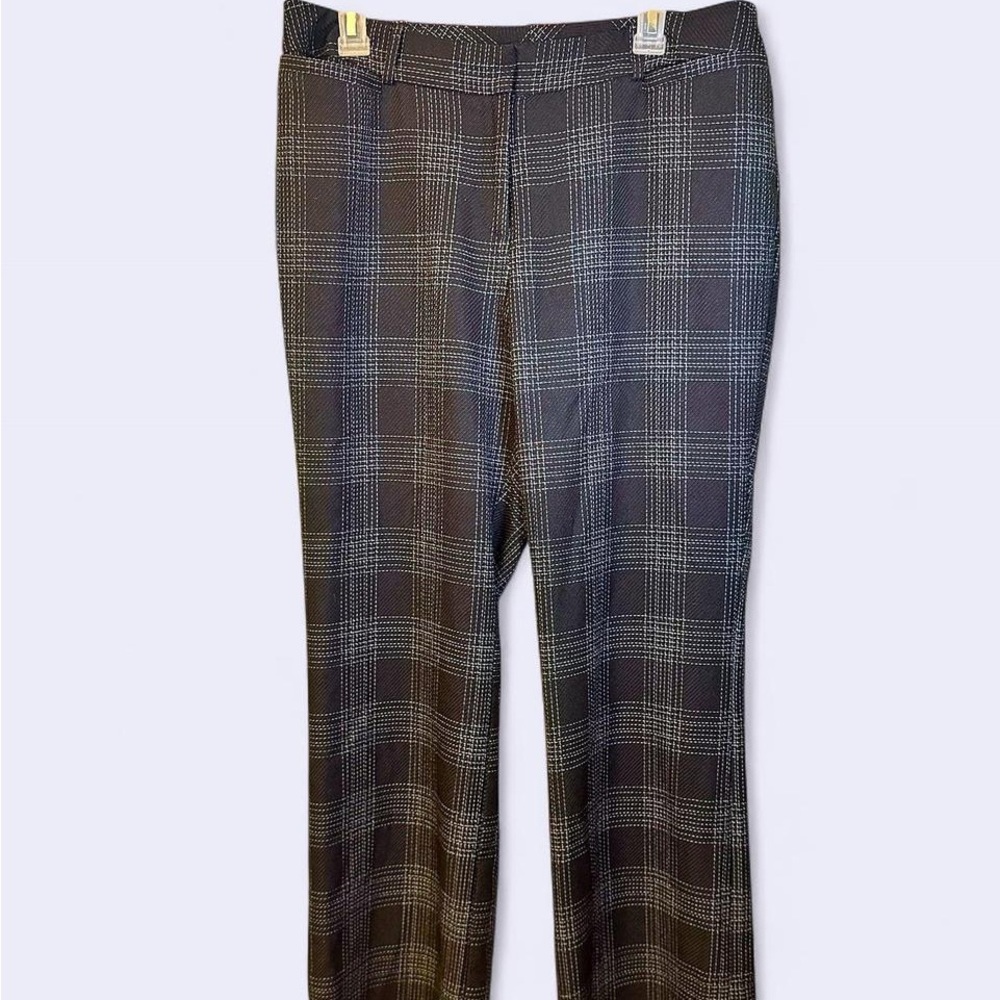 Women’s Black Plaid Pants